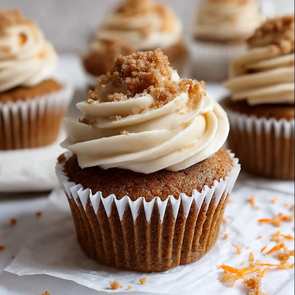 Super Moist Carrot Cake Cupcakes Recipe - Recipe Image
