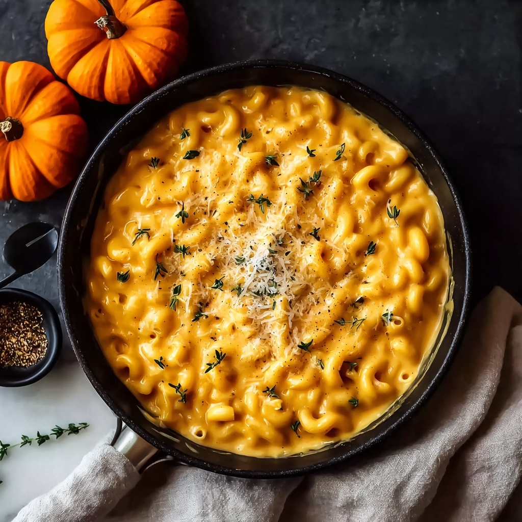 Creamy One Pot Pumpkin Mac and Cheese Recipe - Recipe Image
