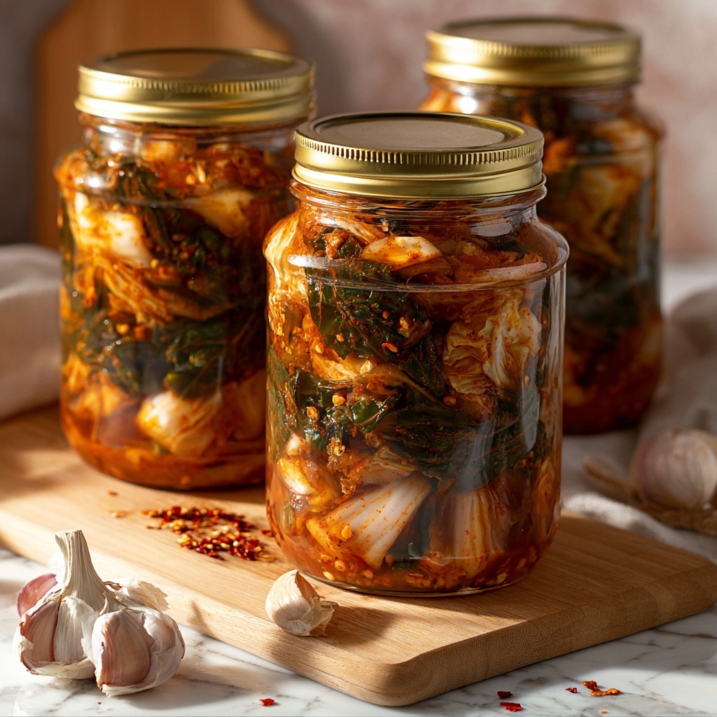Easy Vegan Kimchi Recipe - Recipe Image