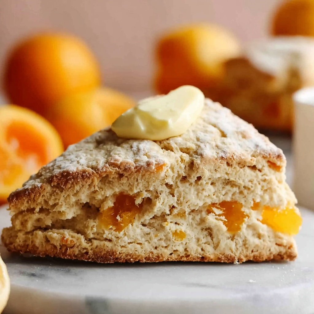 Fresh Orange Scones with Icy Citrus Glaze Recipe - Recipe Image