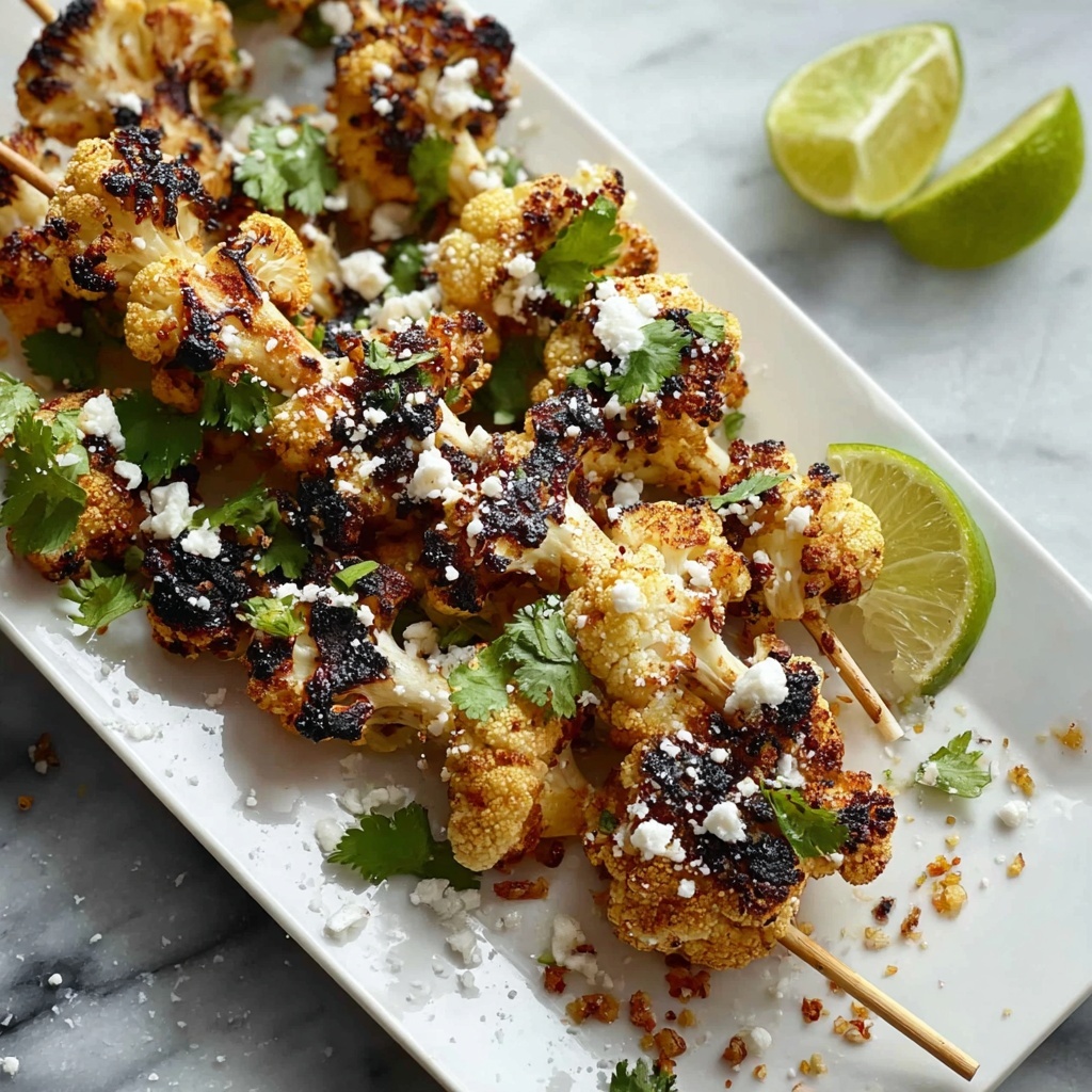 Mexican Street Style Grilled Cauliflower Recipe - Recipe Image