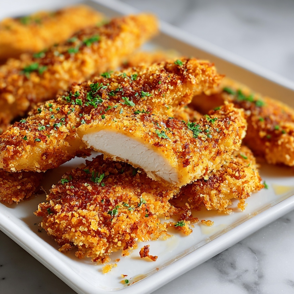 Crispy Baked Chicken Tenders Recipe - Recipe Image