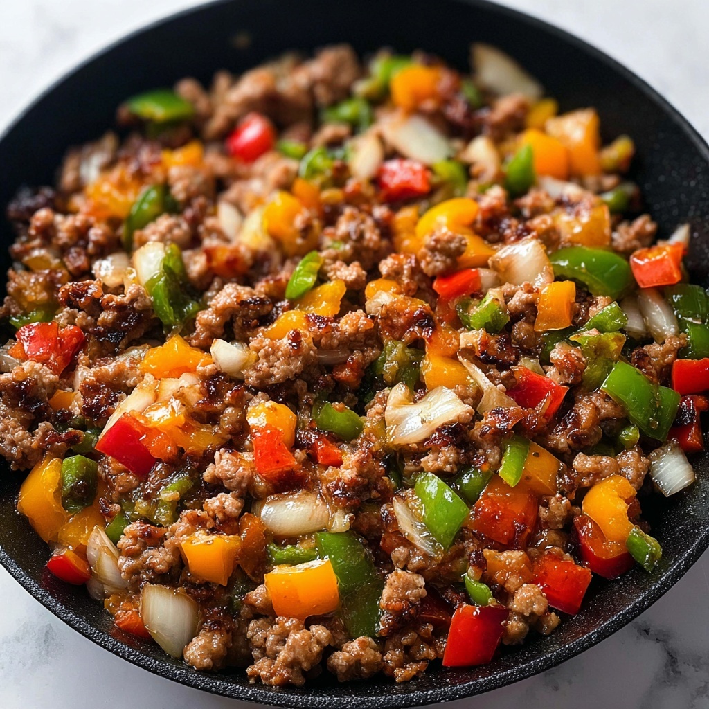 One-Pan Ground Kung Pao Chicken Recipe - Recipe Image