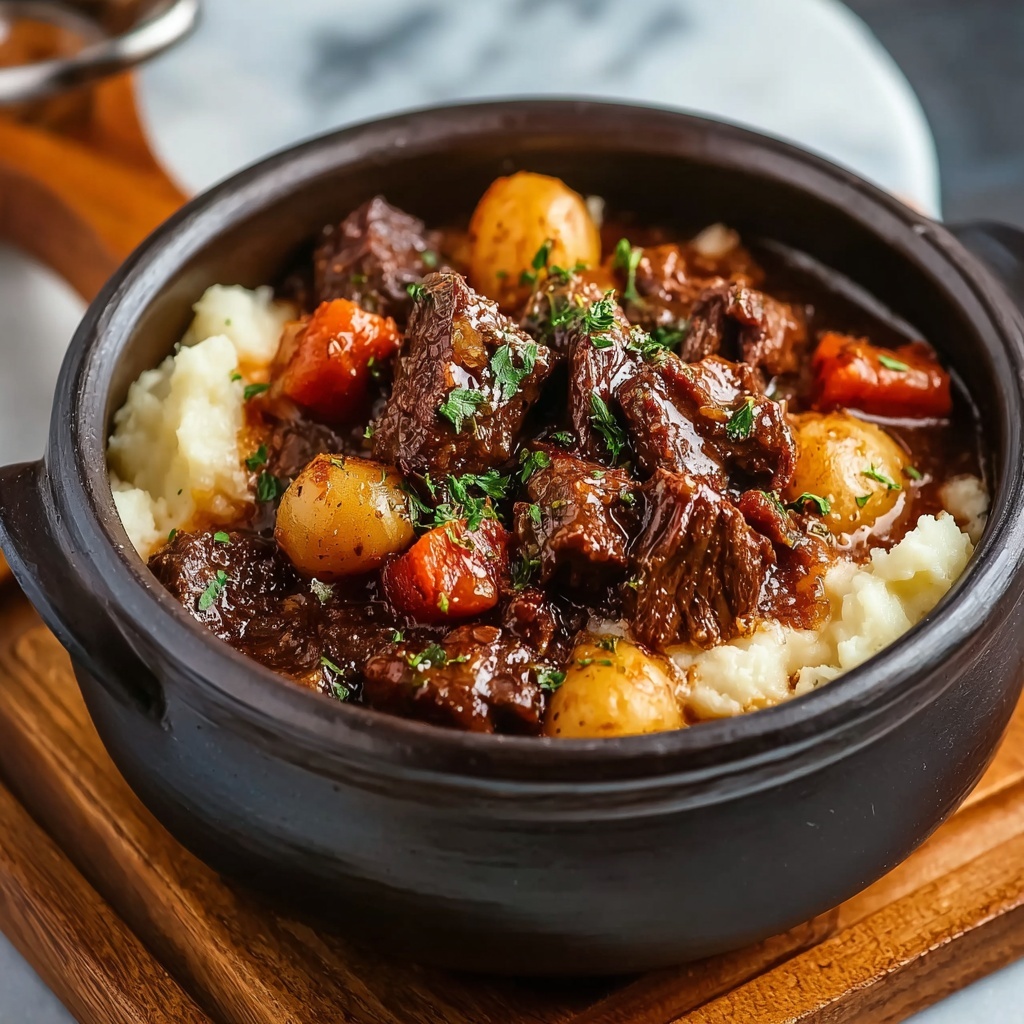 One Pot Beef Bourguignon Recipe - Recipe Image