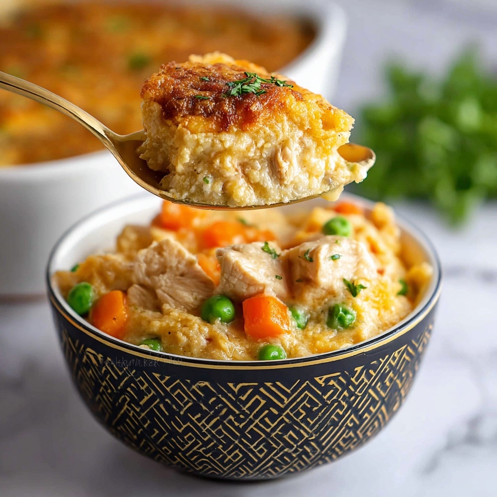 Sweet Potato Chicken Pot Pie Casserole Recipe - Recipe Image