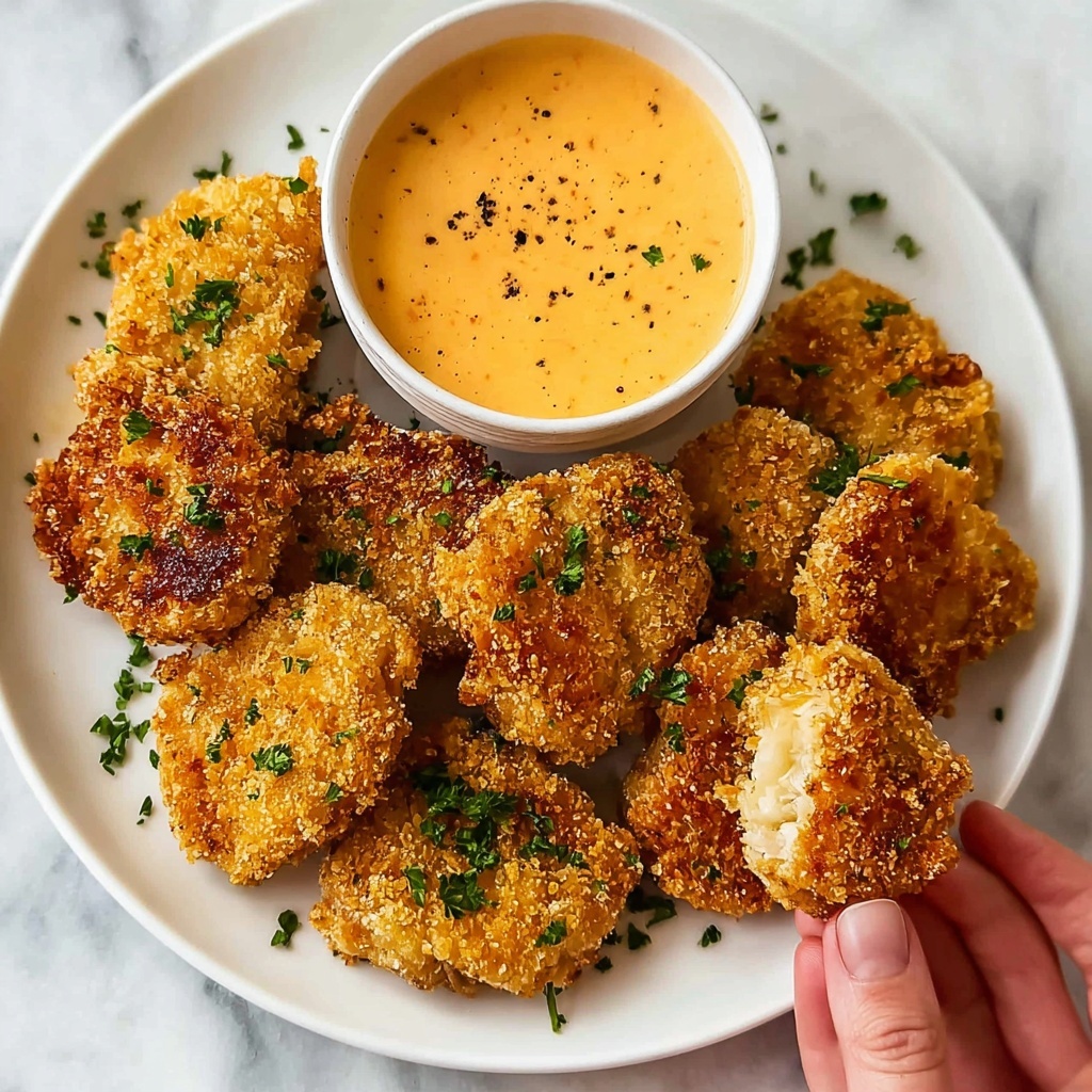 Crispy Vegan Tofu Fried Chicken Nuggets Recipe - Recipe Image