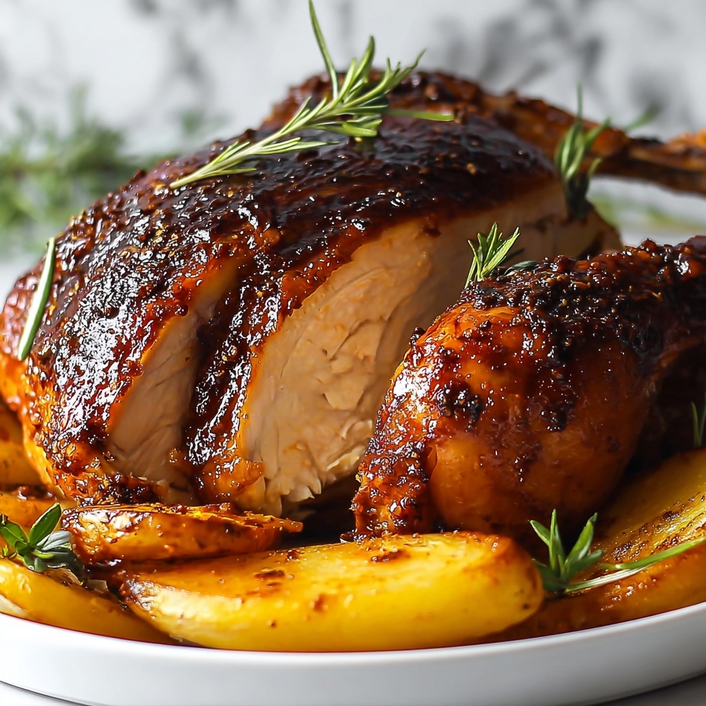 Master Crispy Roast Duck with Citrus and Herbs Recipe - Recipe Image