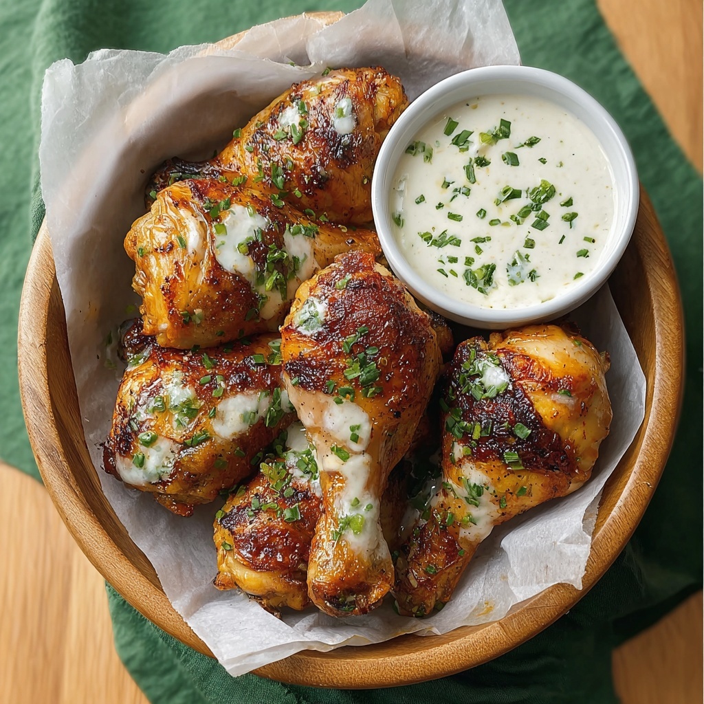 Amish-Style Ranch Chicken Drumsticks Recipe - Recipe Image