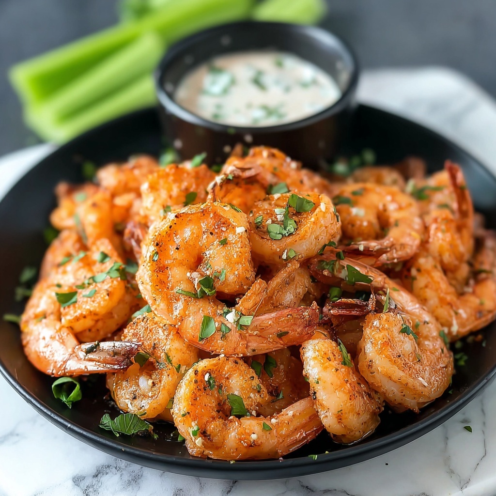 Buffalo Shrimp: Crispy, Zesty Bites for Ultimate Flavor Fun Recipe - Recipe Image