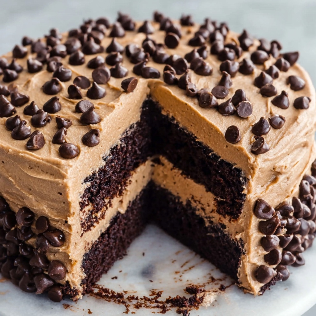Chocolate Chip Cookie Dough Cake: The Ultimate Dessert Recipe You Need to Try Recipe - Recipe Image