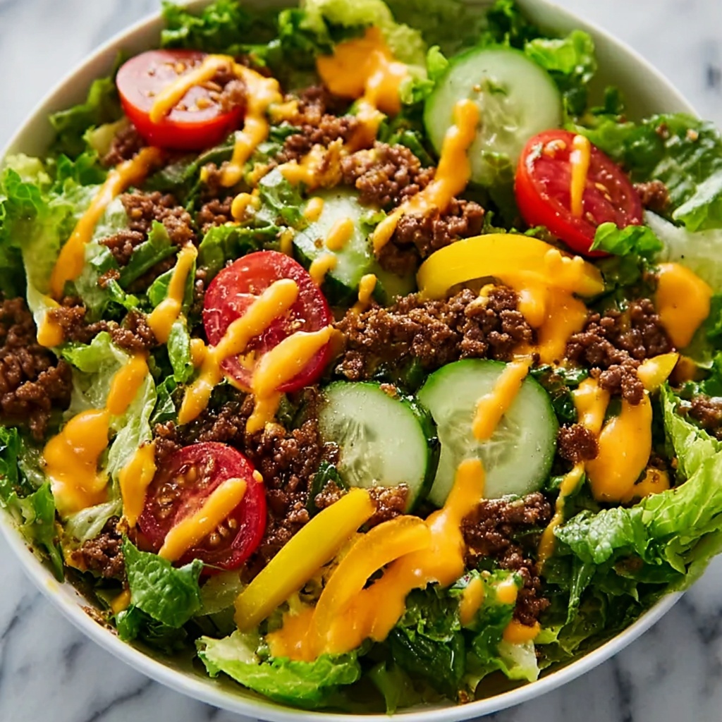 Easy Big Mac Salad Recipe - Recipe Image