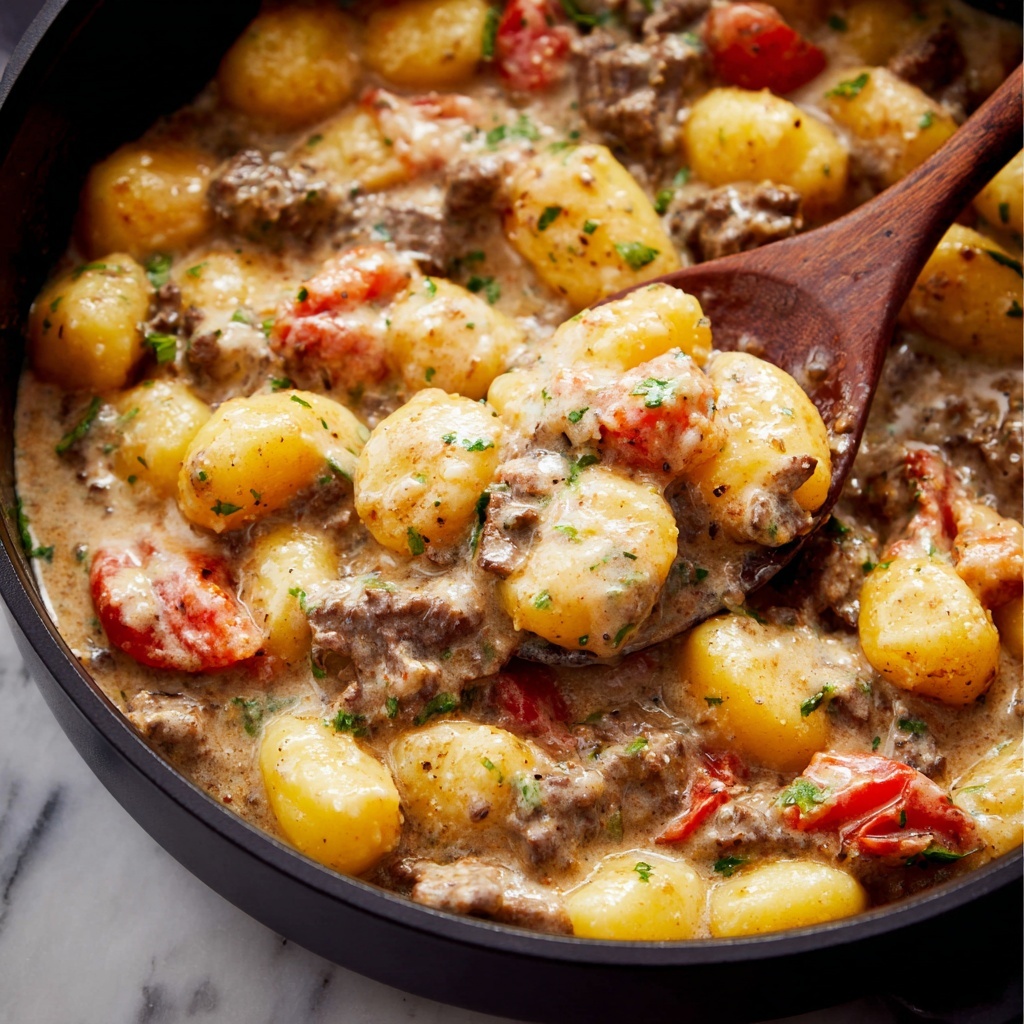 Cheeseburger Gnocchi Recipe - Recipe Image