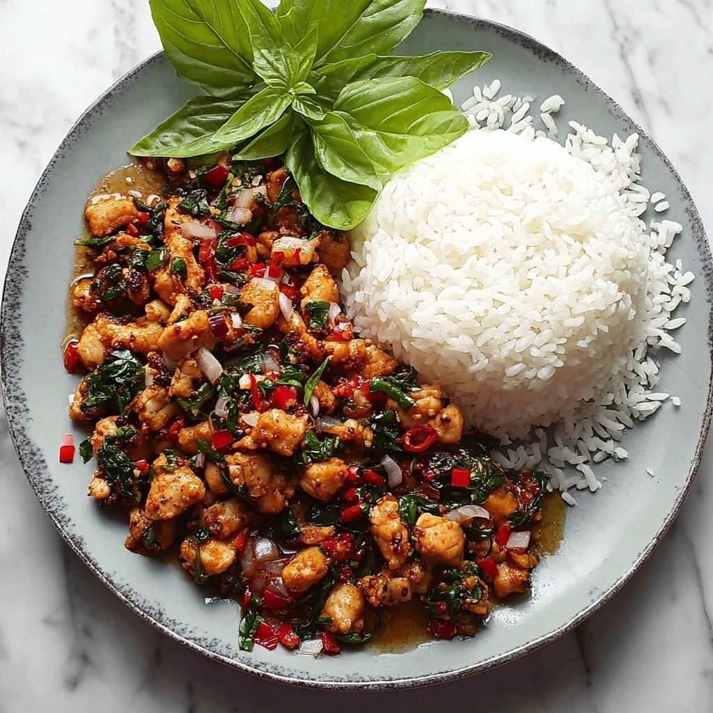 Spicy Thai Basil Chicken (Pad Krapow Gai) Recipe - Recipe Image