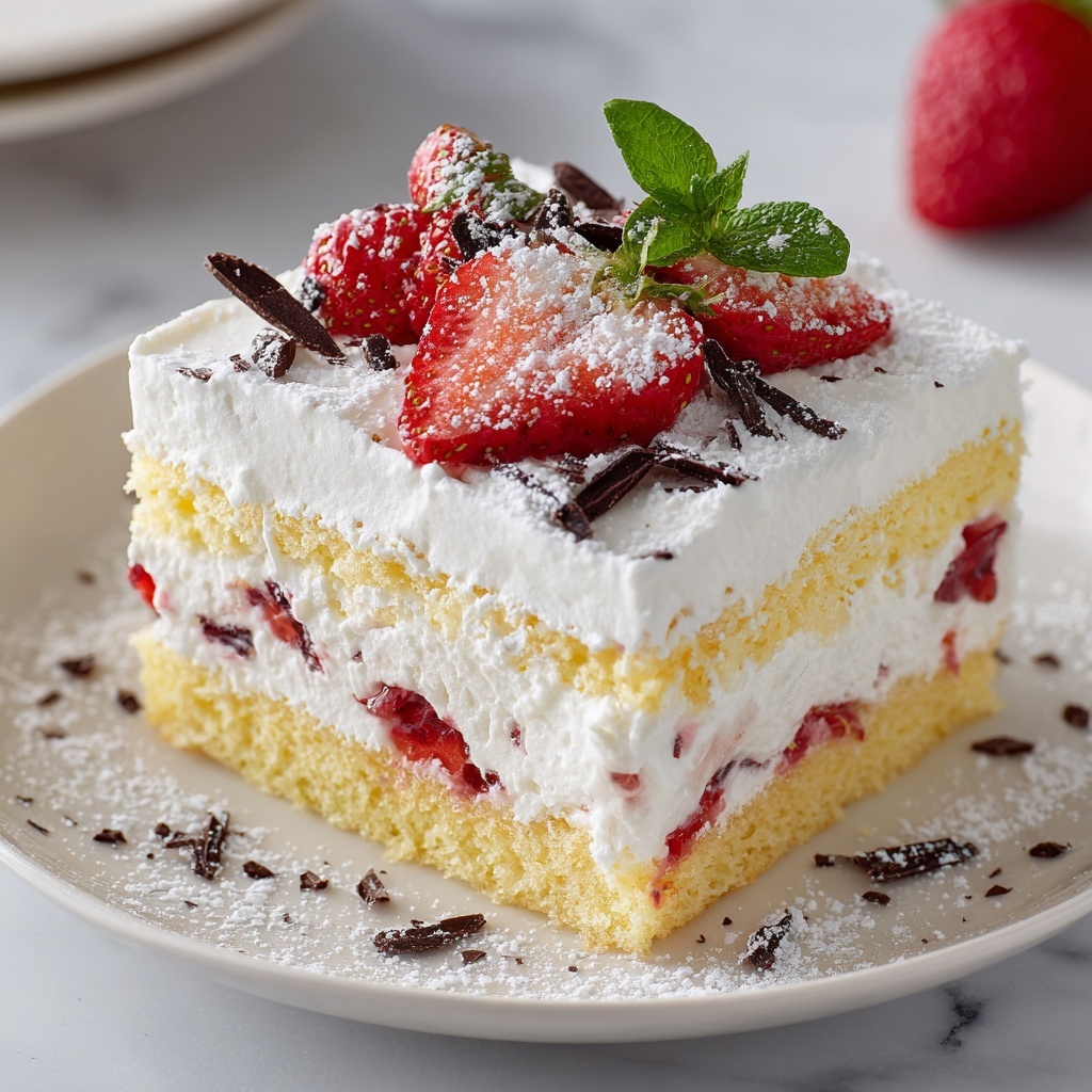 White Chocolate-Strawberry Tiramisu Recipe - Recipe Image