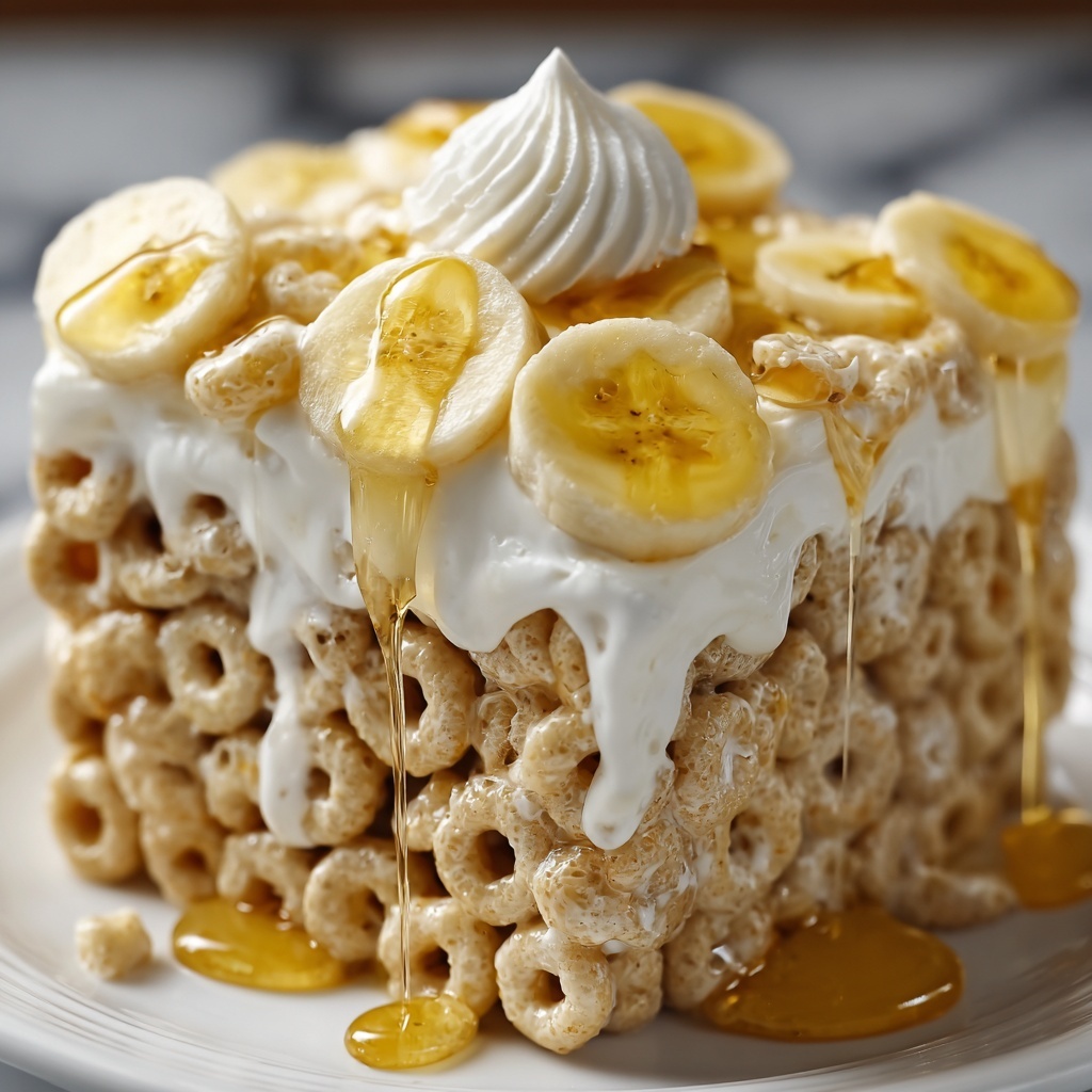 Banana Pudding Rice Krispies Treats Recipe - Recipe Image