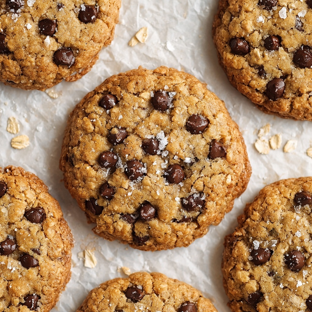 Vegan Oatmeal Chocolate Chip Cookies Recipe - Recipe Image