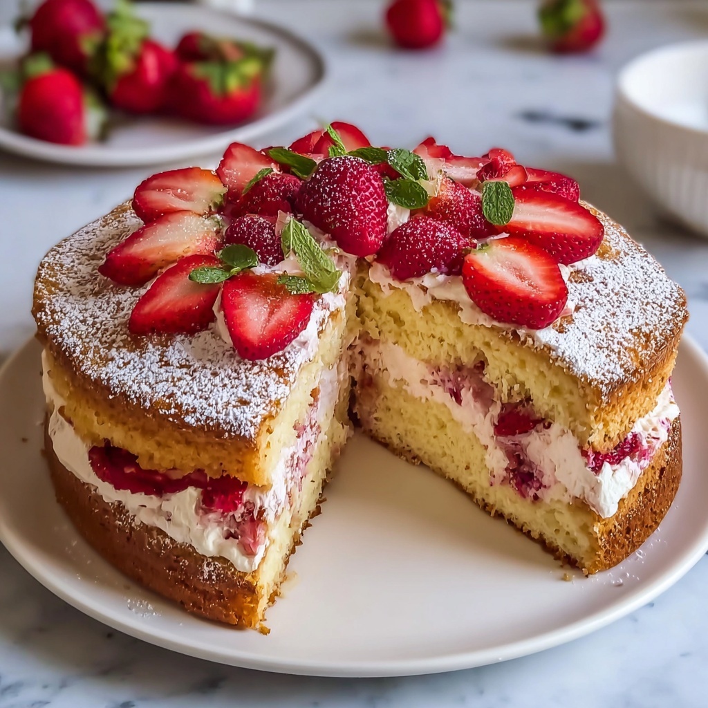 Strawberry Cheesecake Pound Cake Recipe - Recipe Image