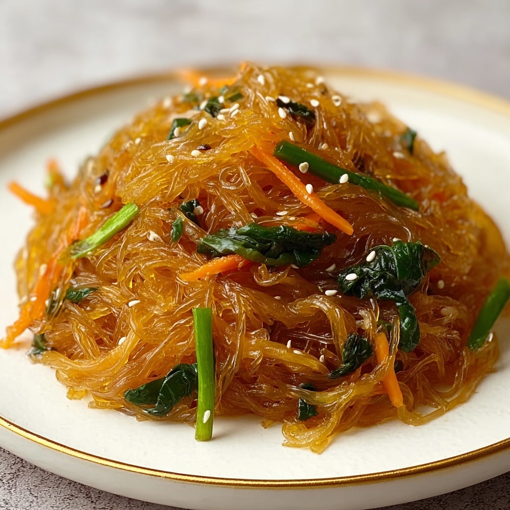 Korean Sweet Potato Glass Noodle Stir-Fry Recipe - Recipe Image