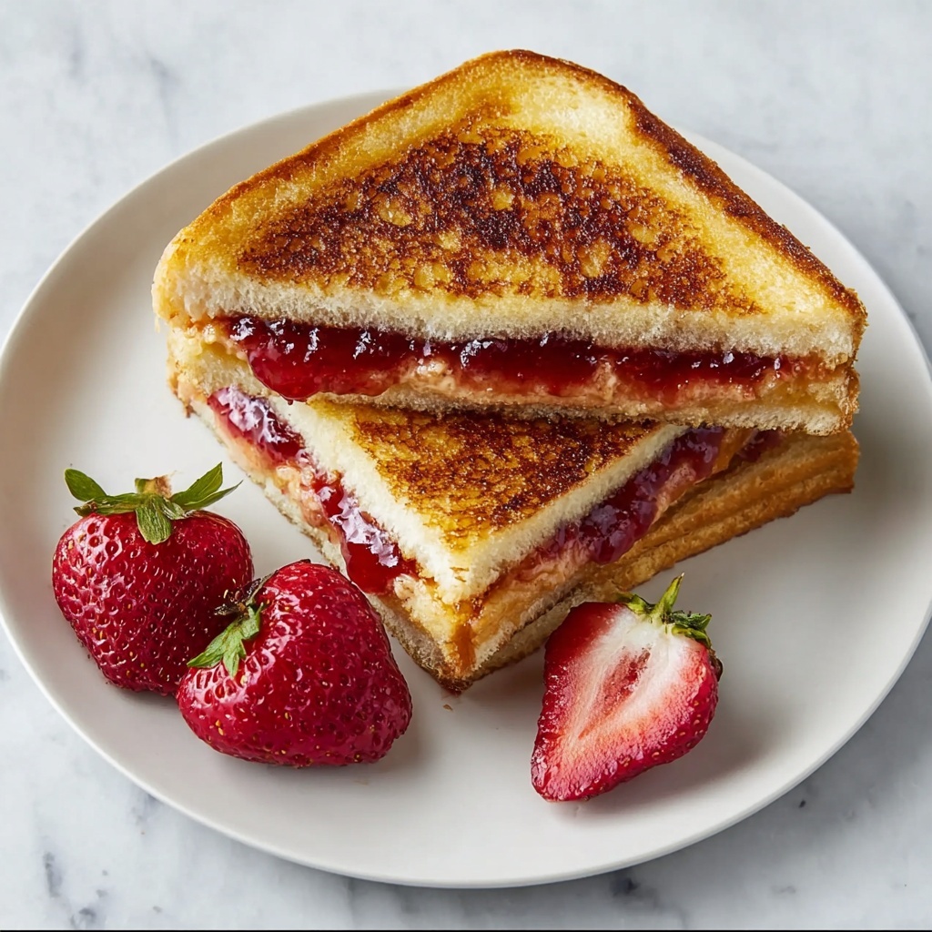 Peanut Butter Jelly Stuffed French Toast Recipe - Recipe Image