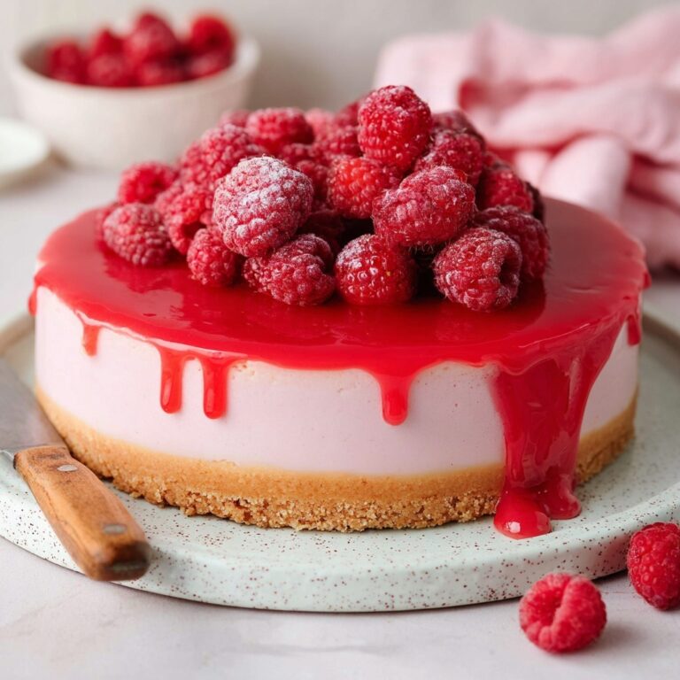 Vegan Raspberry Cheesecake Recipe