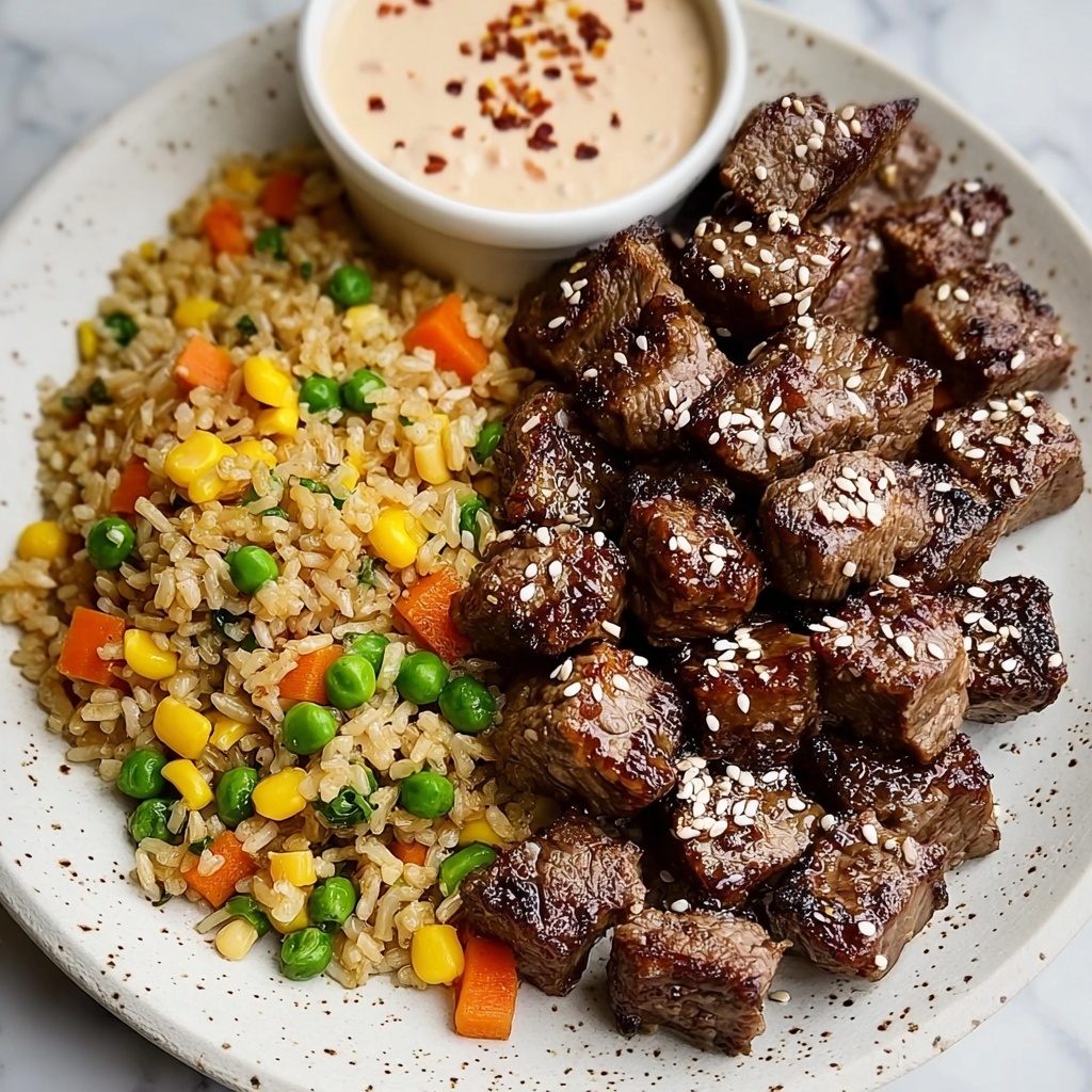 Easy Hibachi Steak with Fried Rice Recipe - Recipe Image