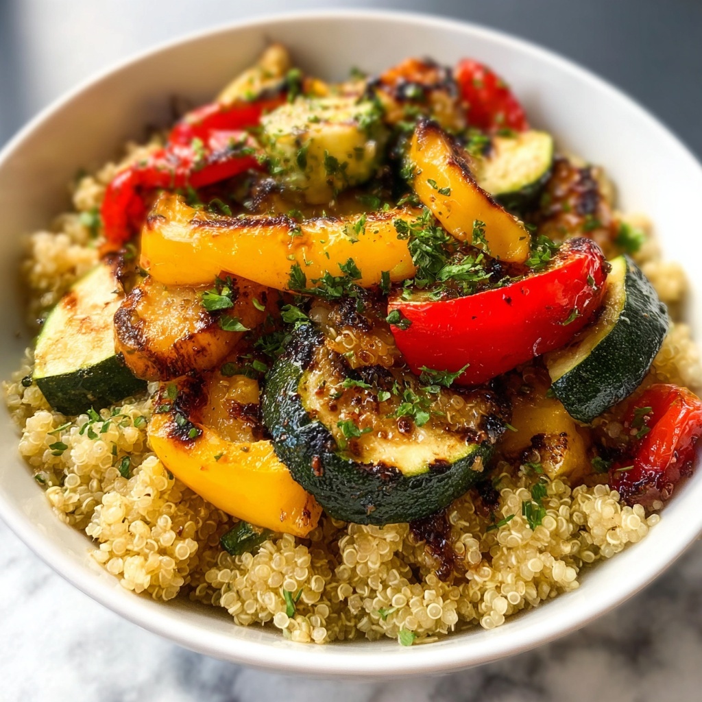 Grilled Veggie Quinoa Salad Recipe - Recipe Image