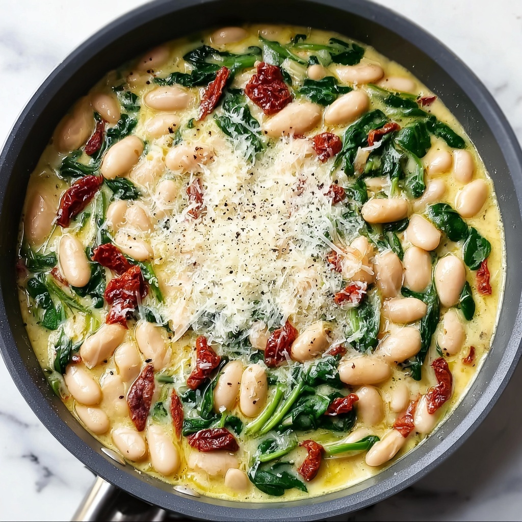 Creamy Tuscan White Bean Skillet for Cozy Comfort Food Recipe - Recipe Image