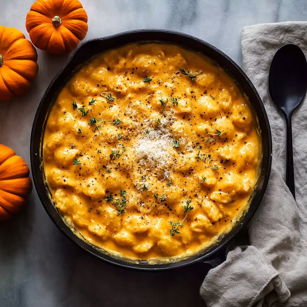 Creamy One Pot Pumpkin Mac and Cheese Recipe - Recipe Image