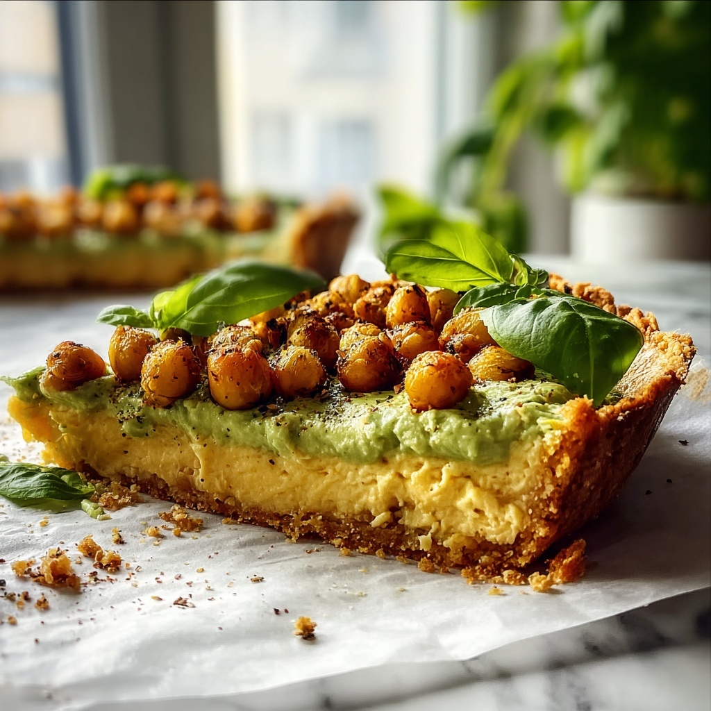 Avocado Chickpea Pizza Vegan Gluten Free Recipe - Recipe Image
