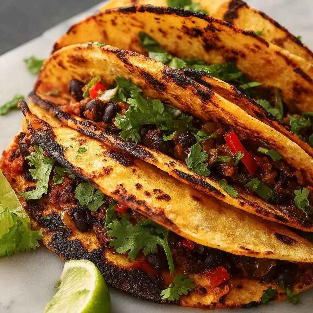 Crispy Black Bean Tacos That Will Wow Your Taste Buds Recipe - Recipe Image