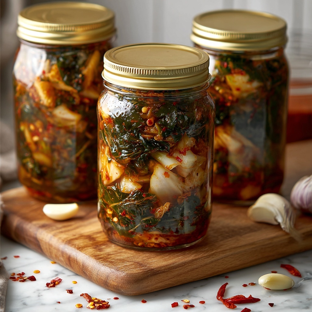 Easy Vegan Kimchi Recipe - Recipe Image