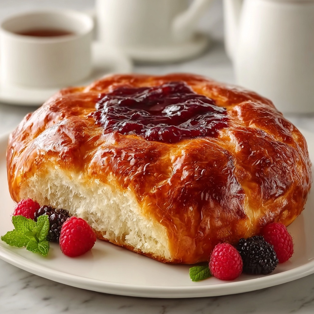 Giant Jam Bun Recipe - Recipe Image
