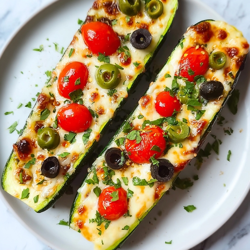 Mediterranean Stuffed Zucchini Recipe - Recipe Image