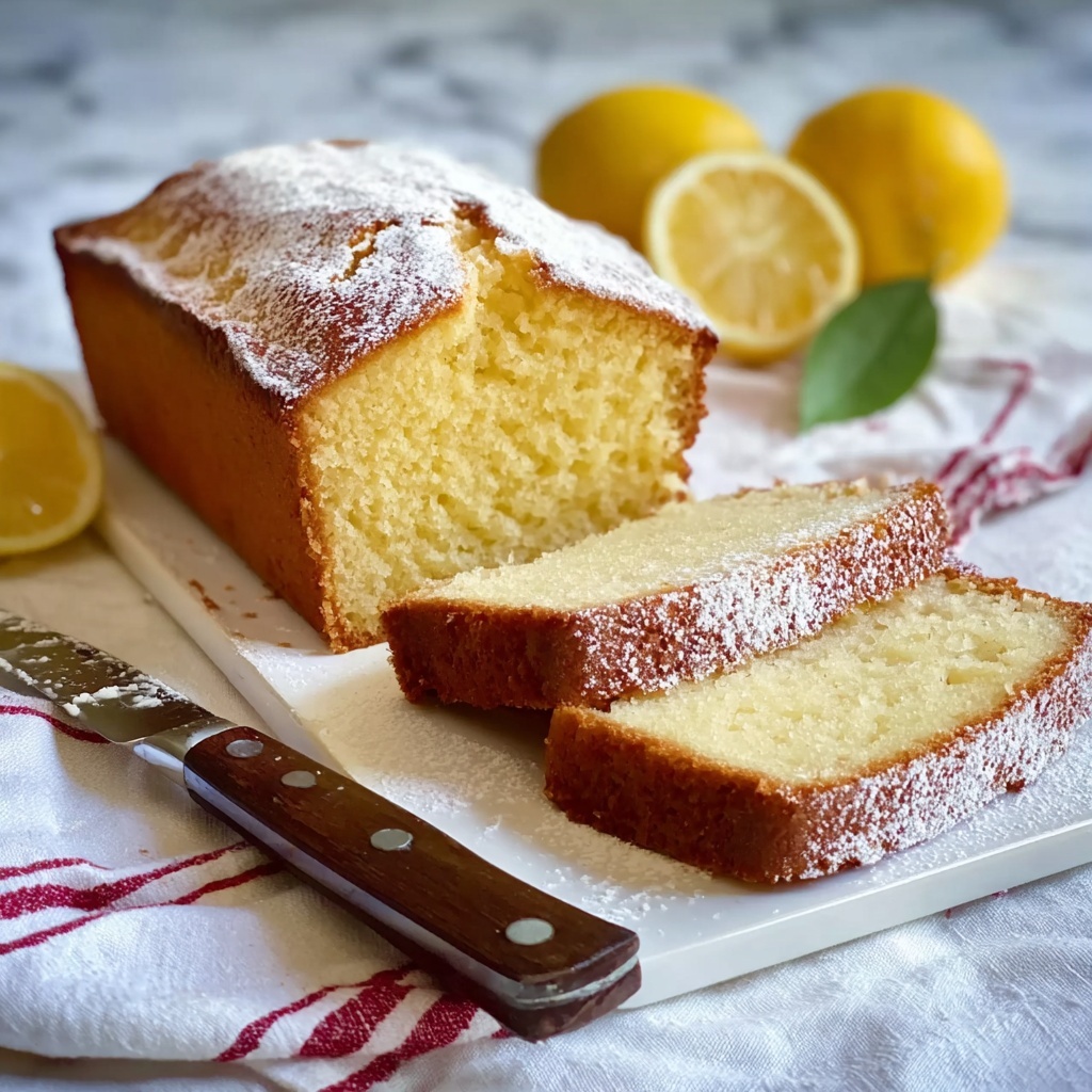 Old-Fashioned Lemon Pound Cake Recipe - Recipe Image