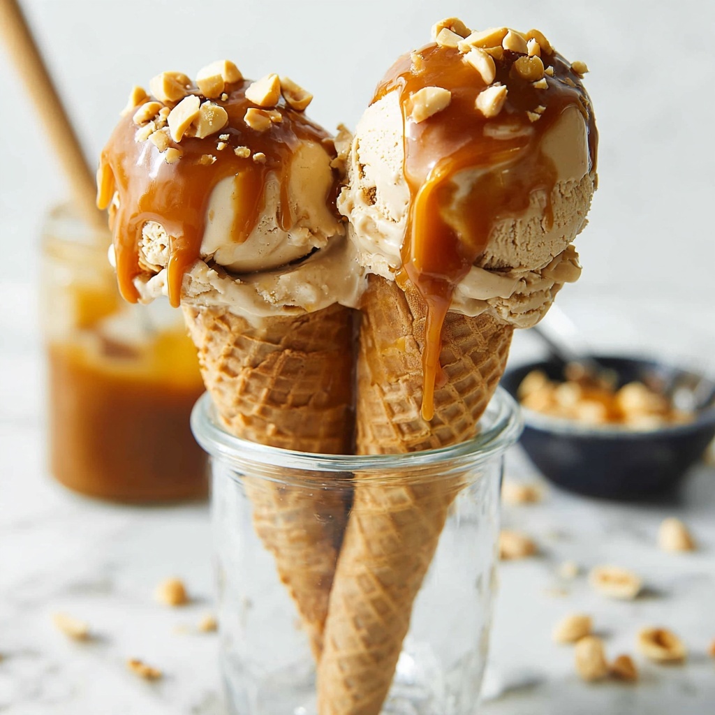 Vegan Peanut Butter Ice Cream Recipe - Recipe Image