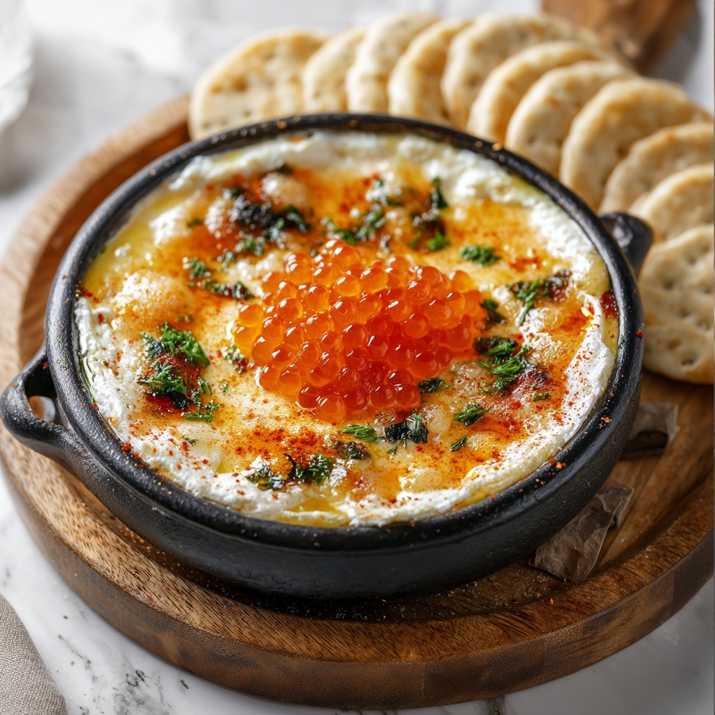 Cream Cheese Dip with Spicy Pollock Roe (Mentai Cheese Dip) Recipe - Recipe Image
