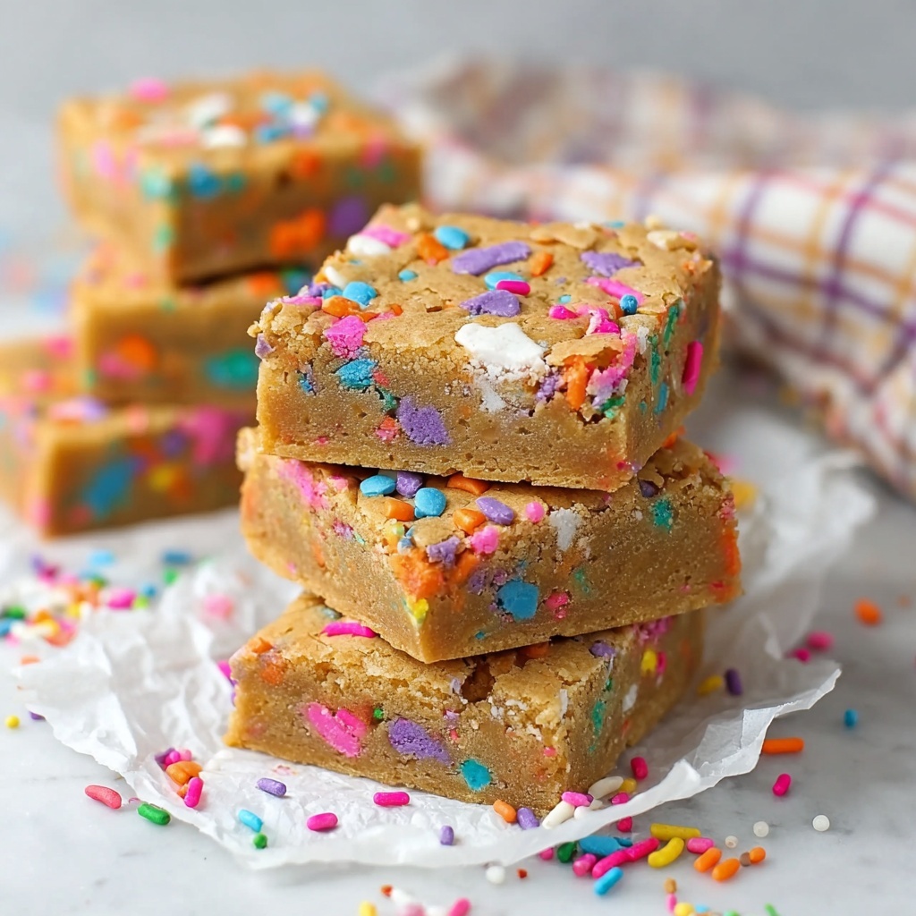 Funfetti Blondies Recipe - Recipe Image
