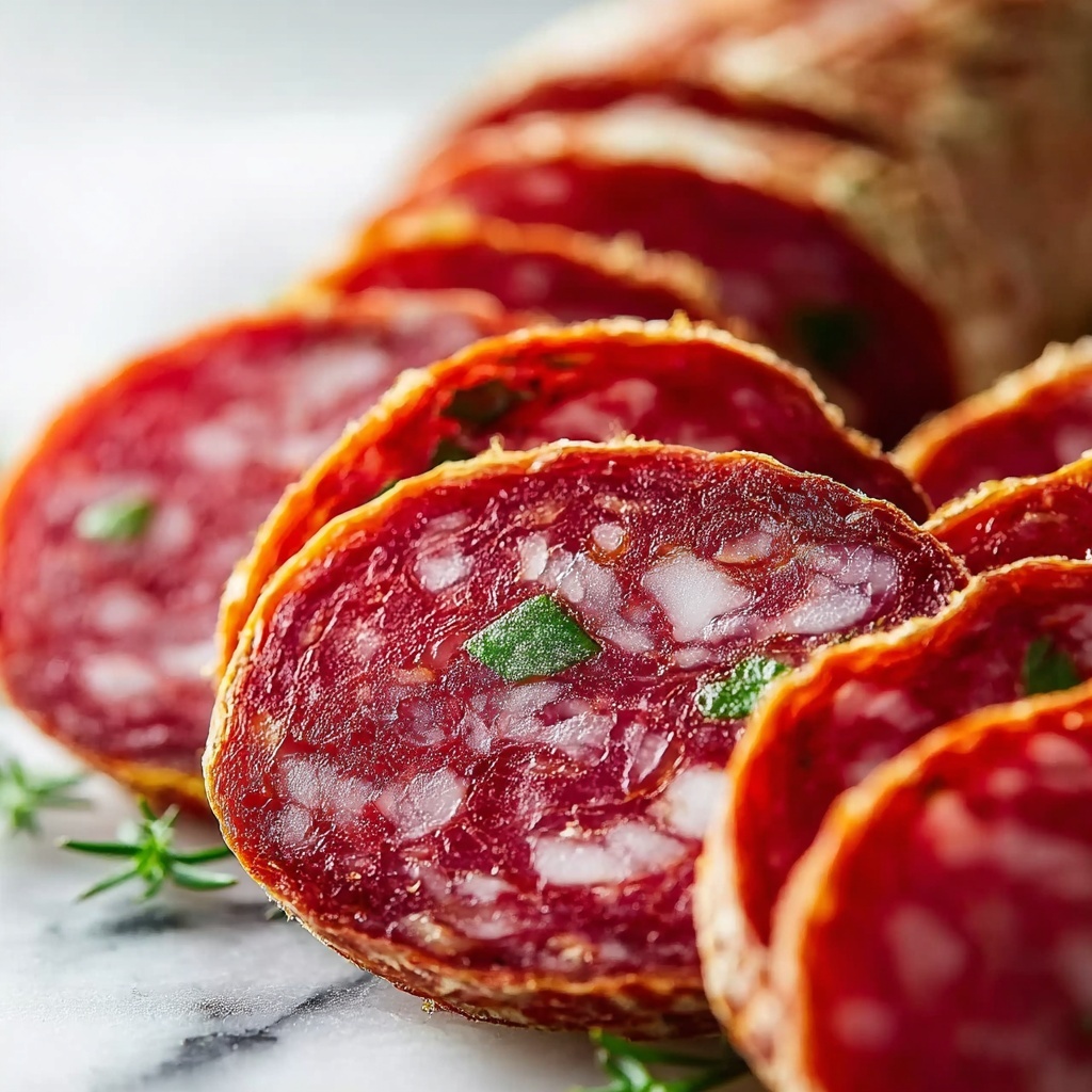 Homemade Vegan Salami: Deliciously Savory and Easy to Make Recipe - Recipe Image