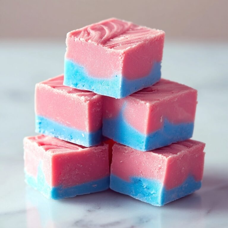 Homemade Cotton Candy Fudge Recipe