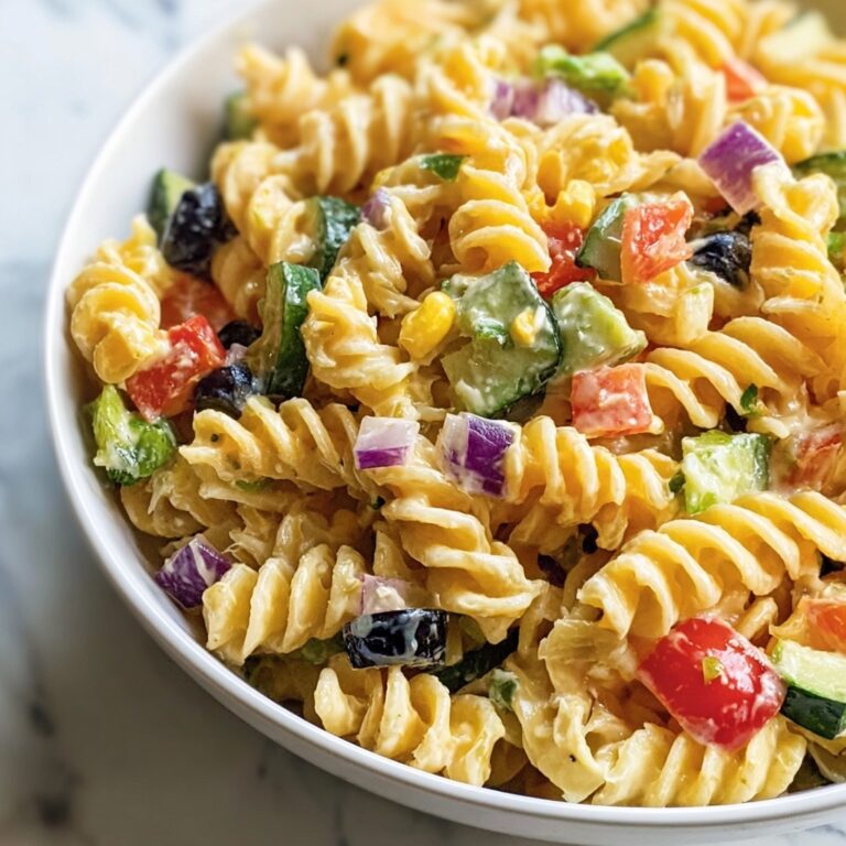 Southwestern Pasta Salad with Chipotle Ranch Dressing Recipe
