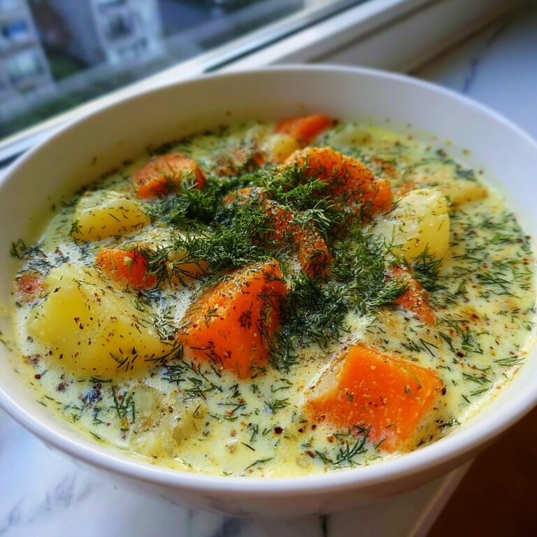 Creamy Dill Pickle Soup (Zupa Ogorkowa) Recipe