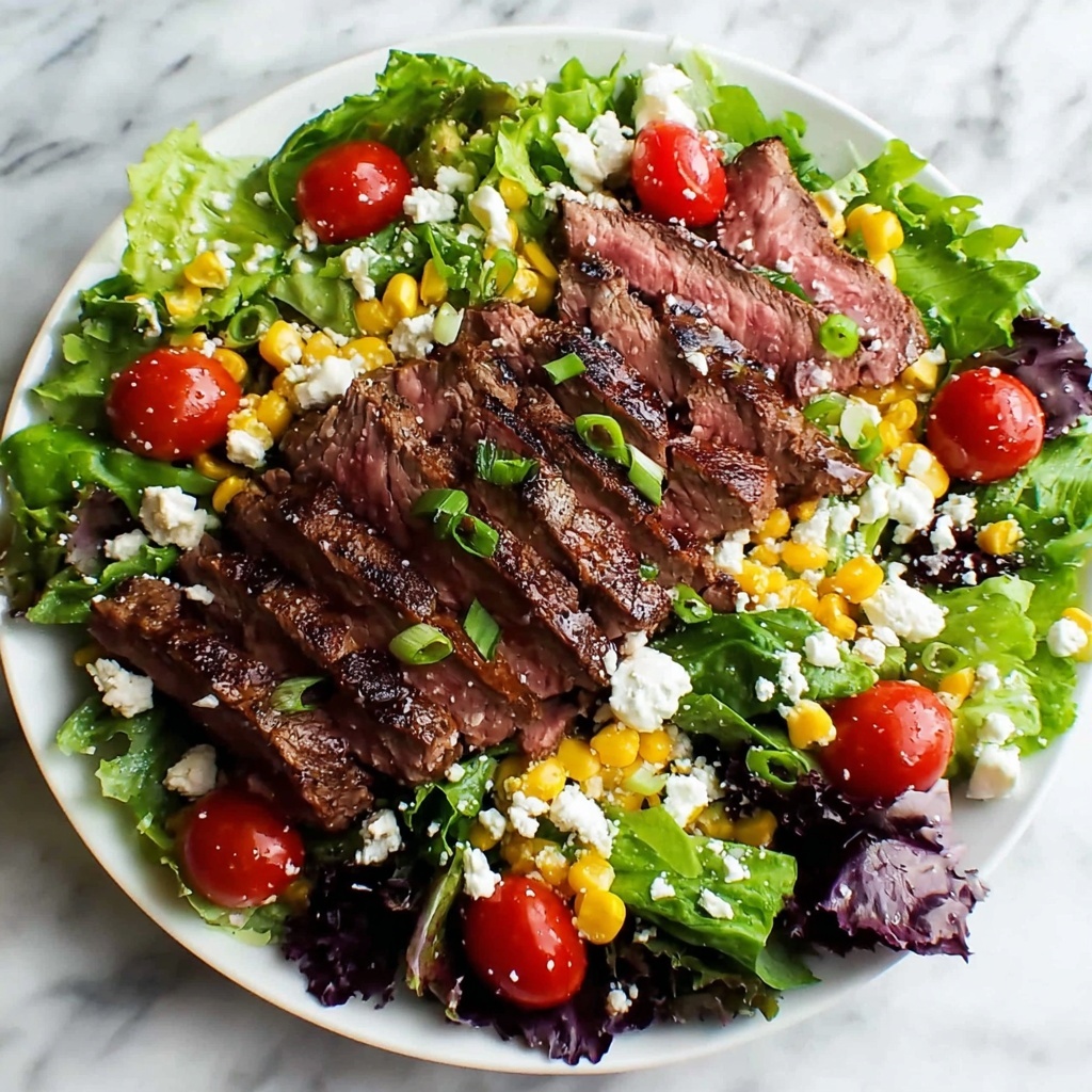 Balsamic Steak Gorgonzola Salad Recipe - Recipe Image