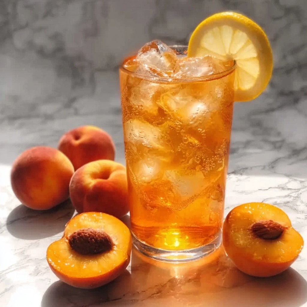 Refreshing Peach Lemonade Recipe - Recipe Image