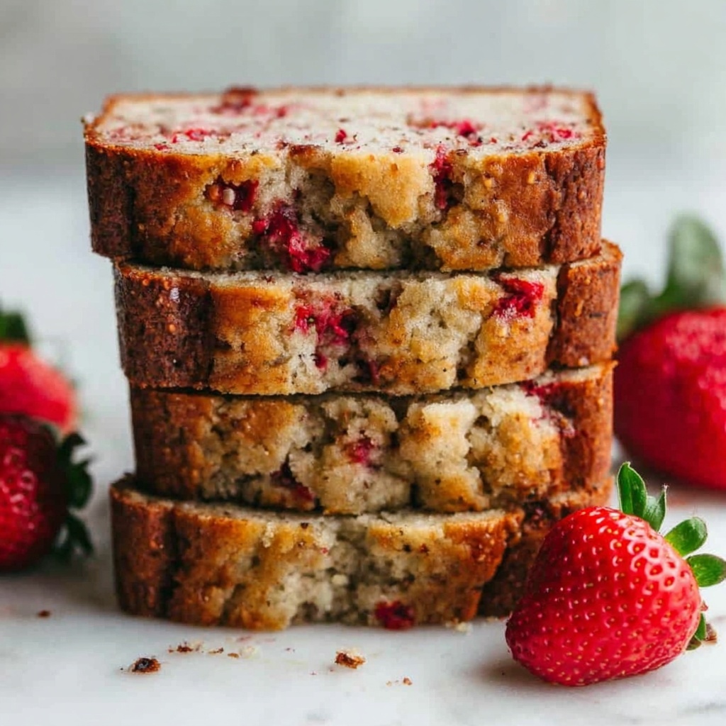 Strawberry Banana Bread Recipe - Recipe Image