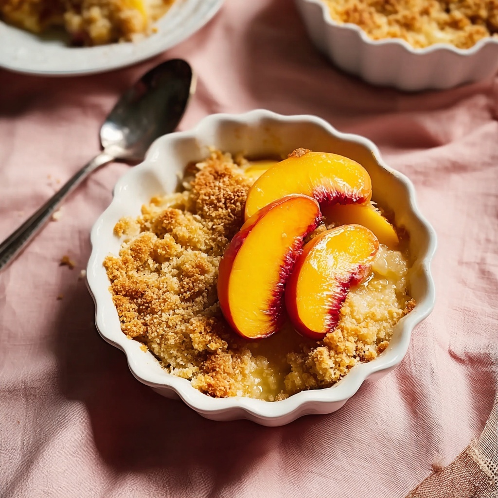 Improved Lazy Man Peach Cobbler Recipe - Recipe Image