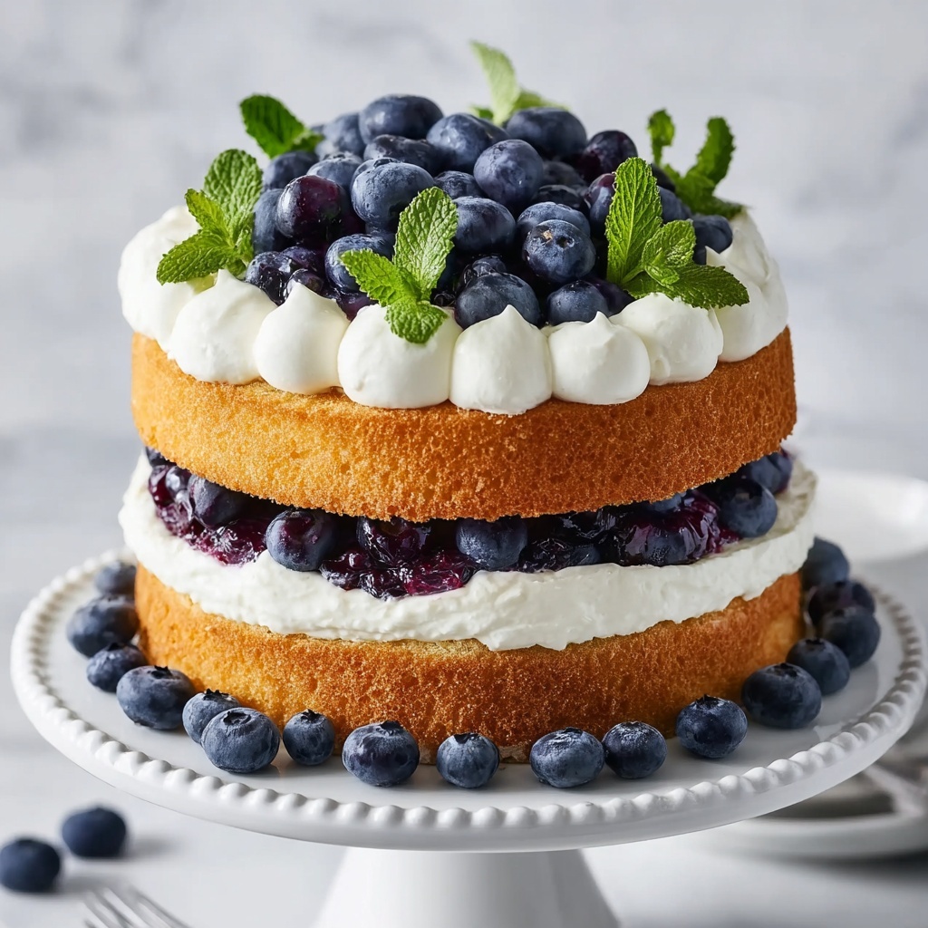 Blueberry Shortcake Cake Recipe - Recipe Image
