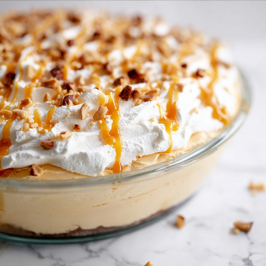 Caramel Toffee Cream Pie Recipe - Recipe Image
