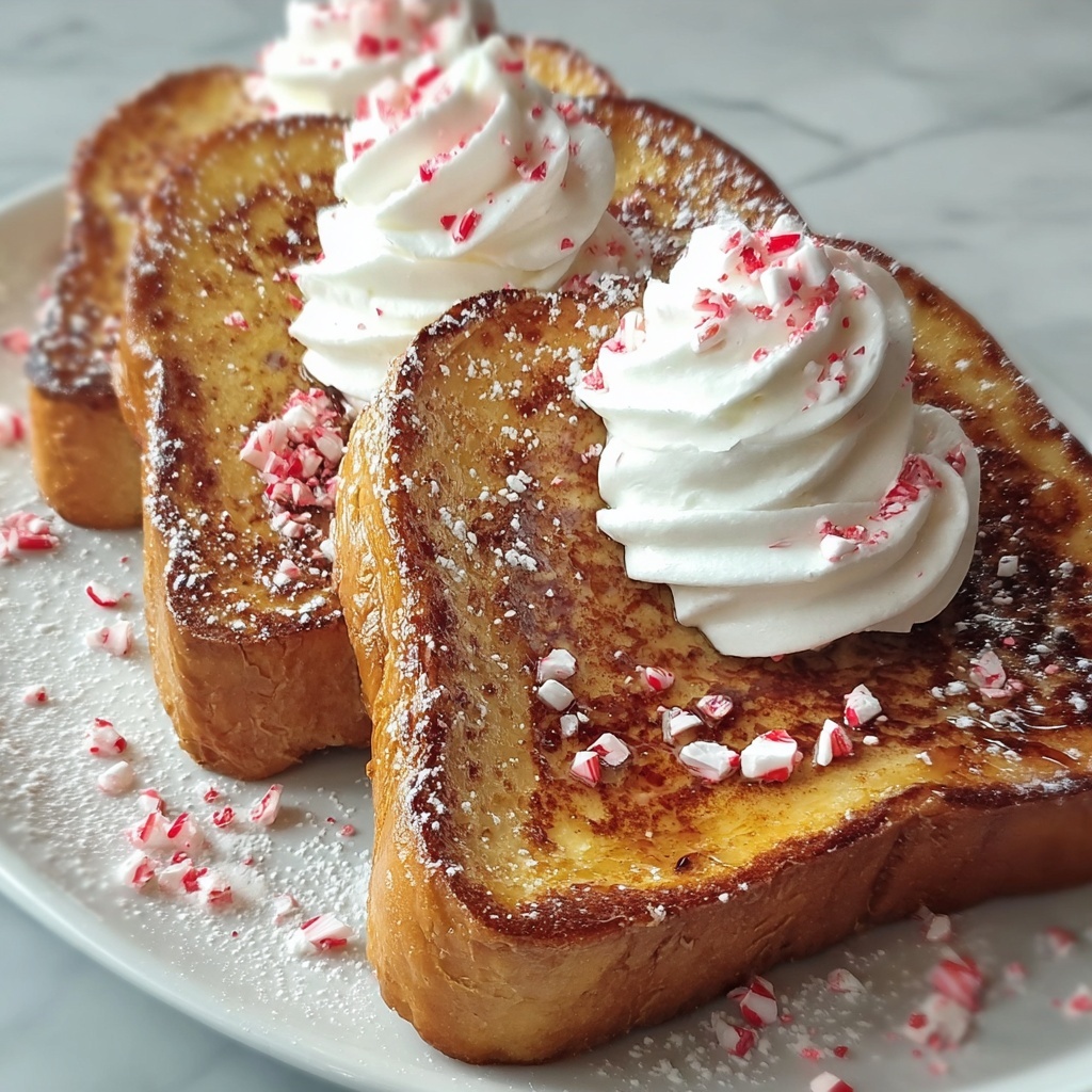 Peppermint Hot Chocolate French Toast for Cozy Mornings Recipe - Recipe Image