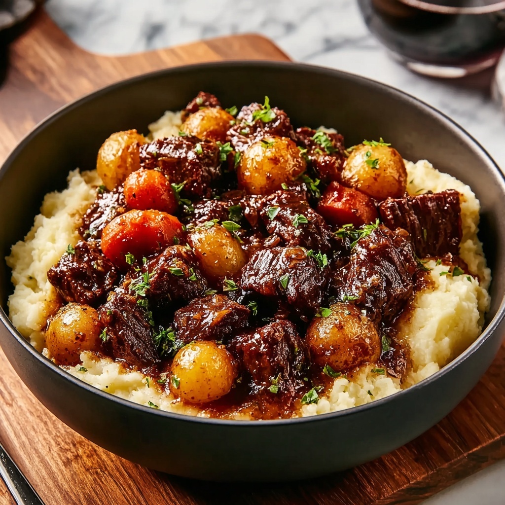 One Pot Beef Bourguignon Recipe - Recipe Image