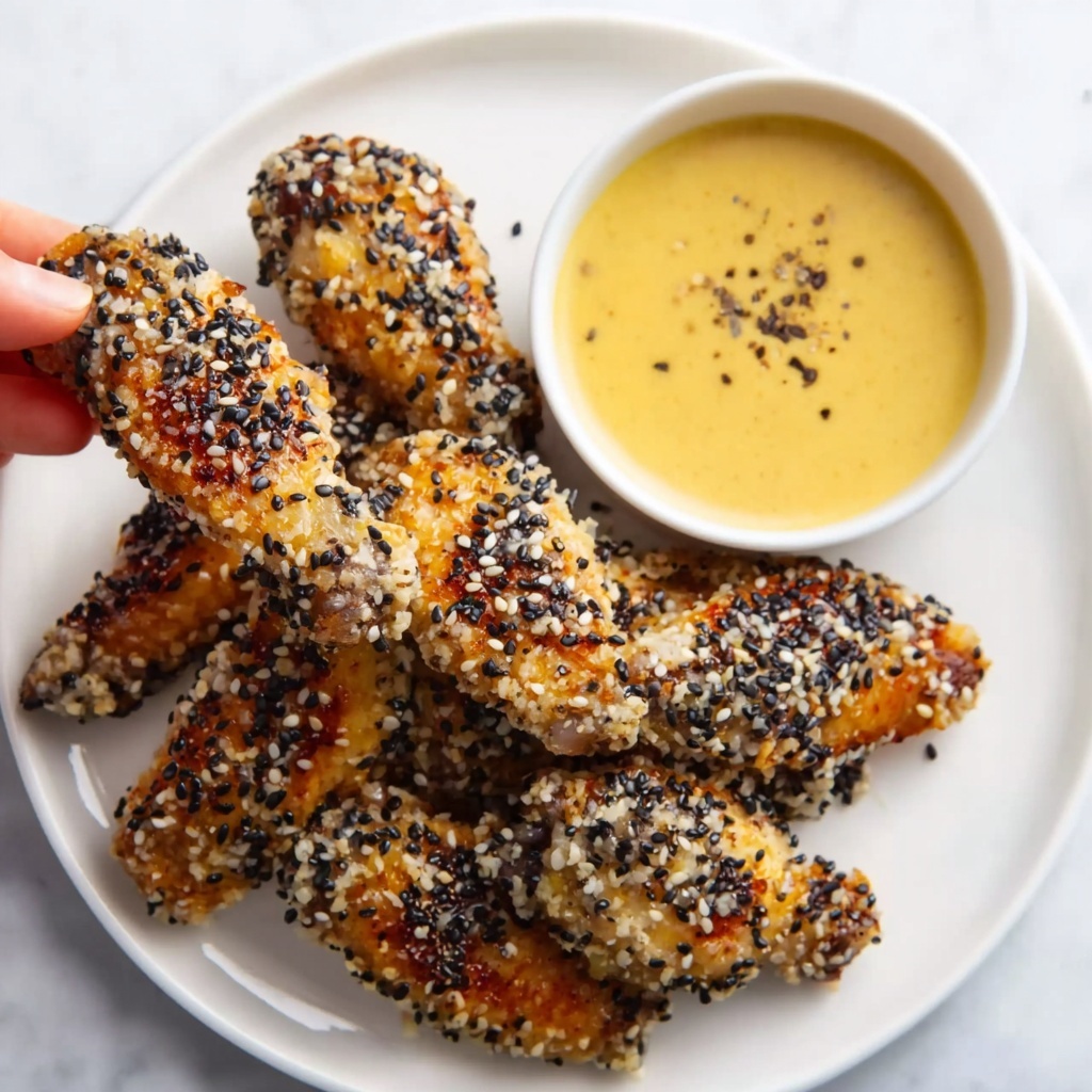 Air Fryer Chicken Tenders with Maple Mustard Dipping Sauce Recipe - Recipe Image